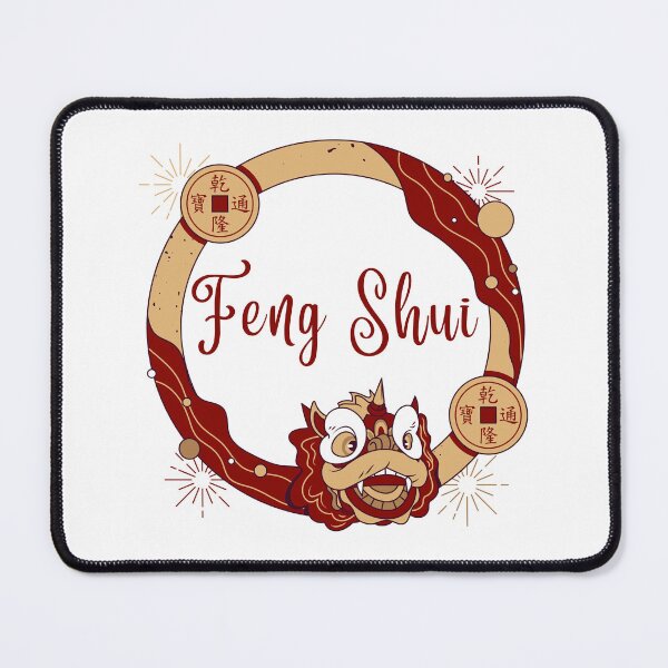 Item preview, Ancient Chinese Feng Shui Dragon Cartoon Red designed and sold by FengShuiLounge.