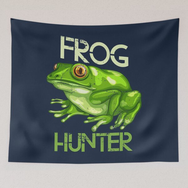 Item preview, Frog Hunter Hunting Amphibia Frog designed and sold by soulsaint.