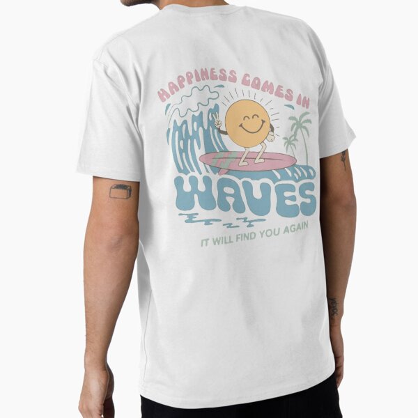 Item preview, happiness comes in waves  designed and sold by BeauBeauxox.