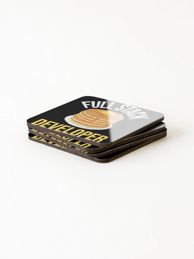 Thumbnail 4 of 5, Coasters (Set of 4), Full Stack Developer Computer Science Programmer Coding designed and sold by soulsaint.