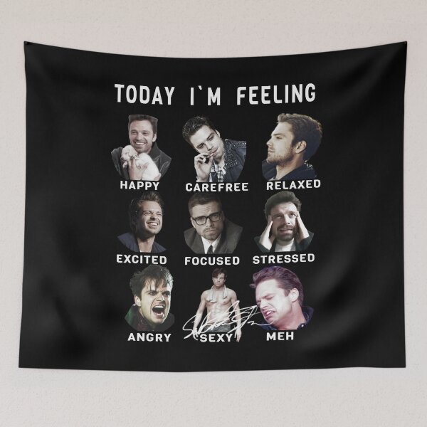 Item preview, Sebastian Stan - Funny Feelings - Bucky Barnes designed and sold by PAFDesign.