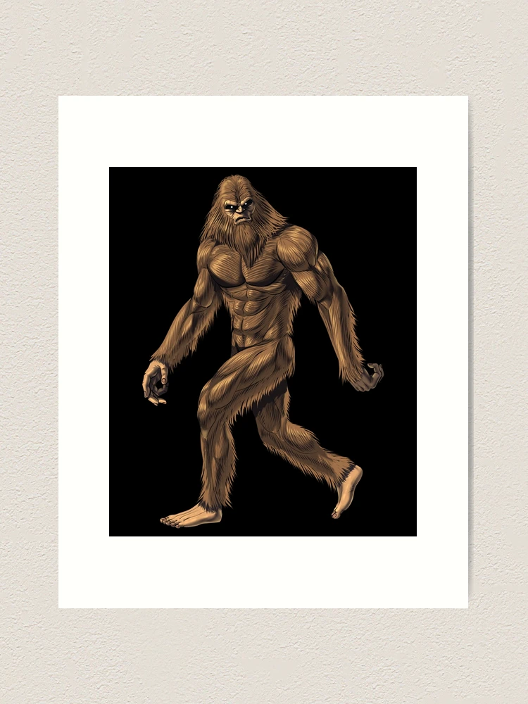 絵画 BIGFOOT Cryptid Creature Bigfoot