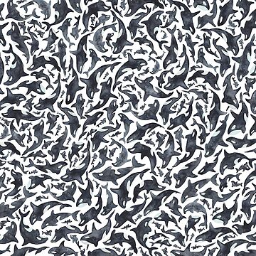 Artwork thumbnail, Orcas or Killer Whales by ElenaONeill