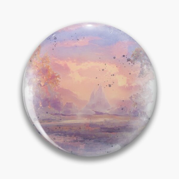 Item preview, Fairytale Area Sunset - Watercolor Painting  designed and sold by Unaiza Khalid.