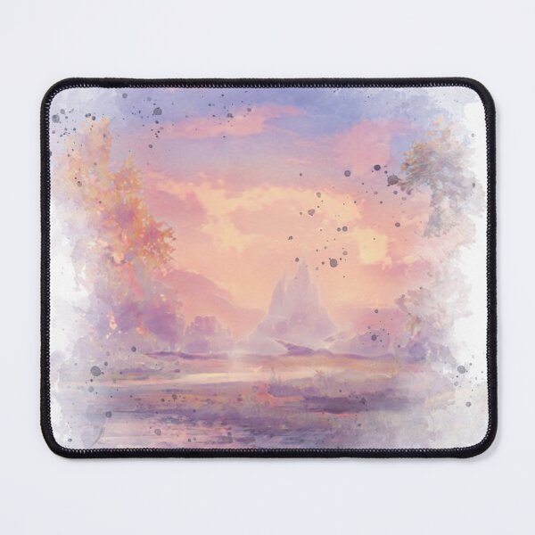 Item preview, Fairytale Area Sunset - Watercolor Painting  designed and sold by Unaiza Khalid.