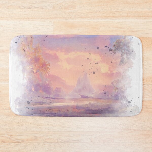 Item preview, Fairytale Area Sunset - Watercolor Painting  designed and sold by Unaiza Khalid.