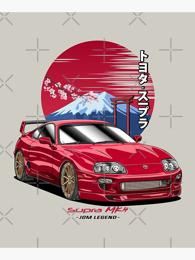 Nippon JDM Toyota Supra MK4 | Poster
