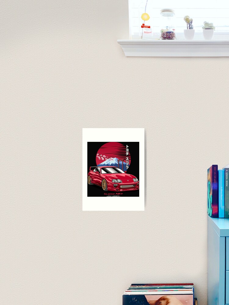 Nippon JDM Toyota Supra MK4  Art Print for Sale by Navin Guyvit