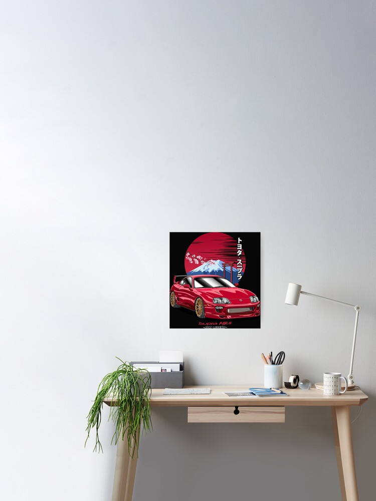 Nippon JDM Toyota Supra MK4  Poster for Sale by Navin Guyvit