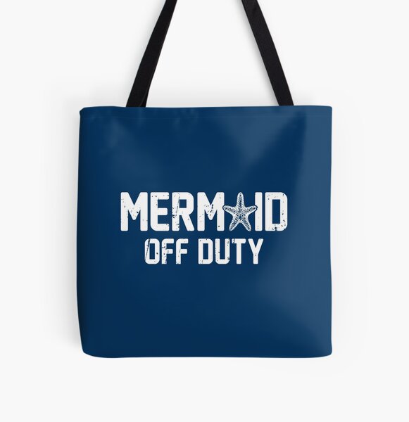 Mermaid Off Duty Deluxe Printing Small Purse Portable Receiving Bag 