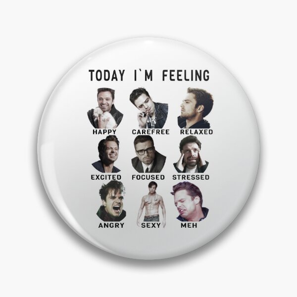 Item preview, Sebastian Stan - Funny Feelings - Bucky Barnes - Signature designed and sold by PAFDesign.