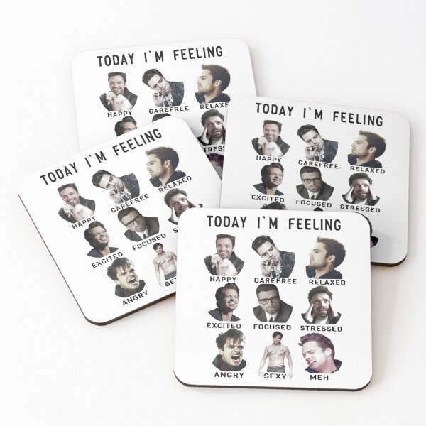 Item preview, Sebastian Stan - Funny Feelings - Bucky Barnes - Signature designed and sold by PAFDesign.