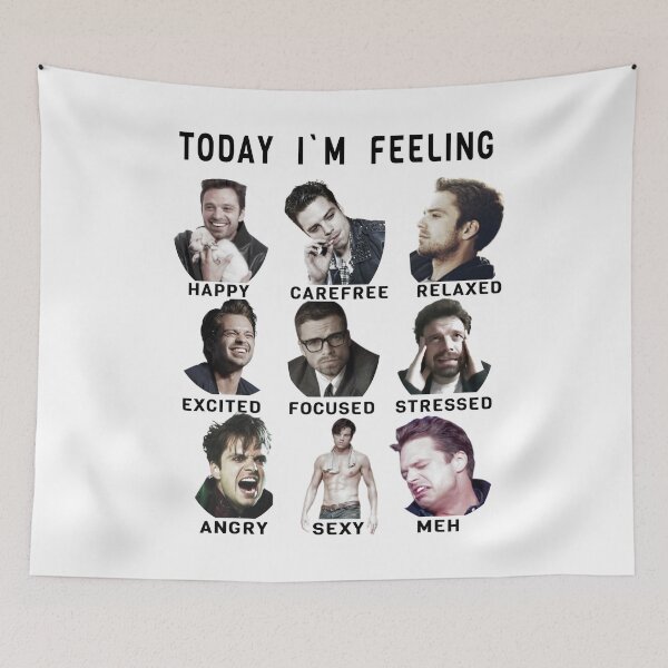 Item preview, Sebastian Stan - Funny Feelings - Bucky Barnes - Signature designed and sold by PAFDesign.