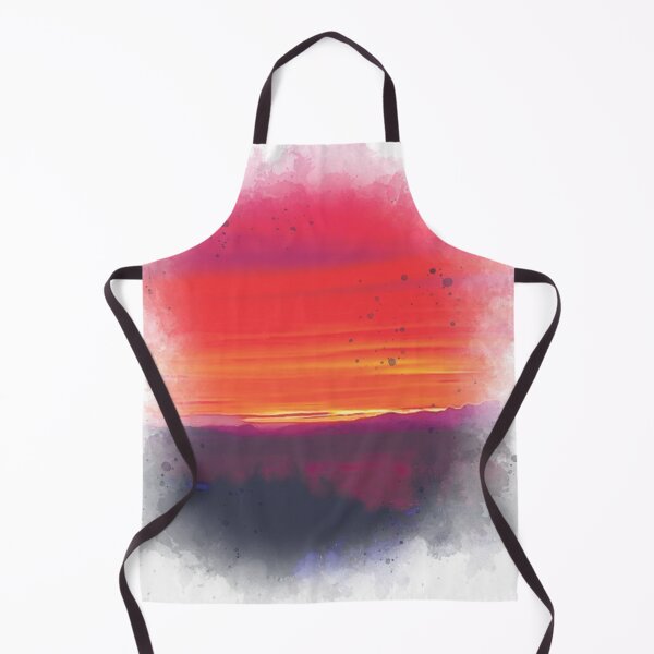 Item preview, Pink Sunset - Watercolor Painting  designed and sold by Unaiza Khalid.