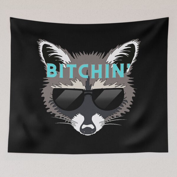 Item preview, Bitchin' Raccoon  designed and sold by Shiablue.