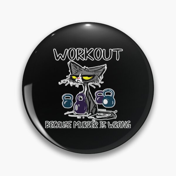 Item preview, Black Cat Todays Mood Workout Because Classic T-Shirt designed and sold by gloria1os.