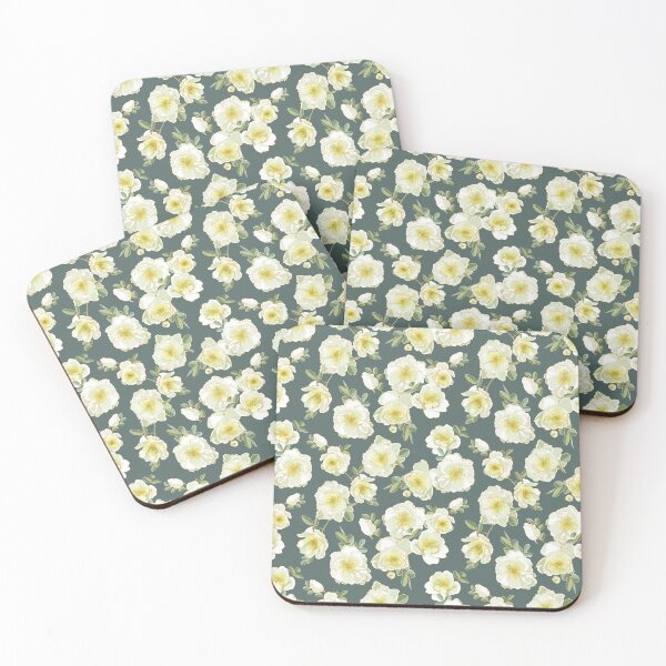 Item preview, White rosehip, vintage pattern designed and sold by Galo4ka555.