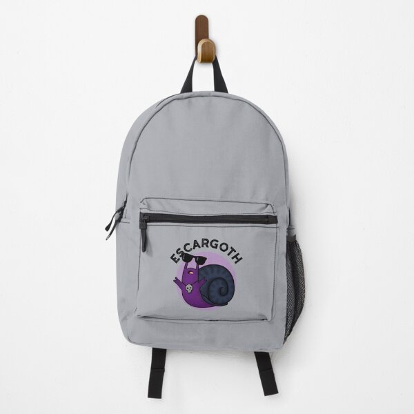 Item preview, Escar-goth Cool Goth Funny Snail Puns  designed and sold by punnybone.