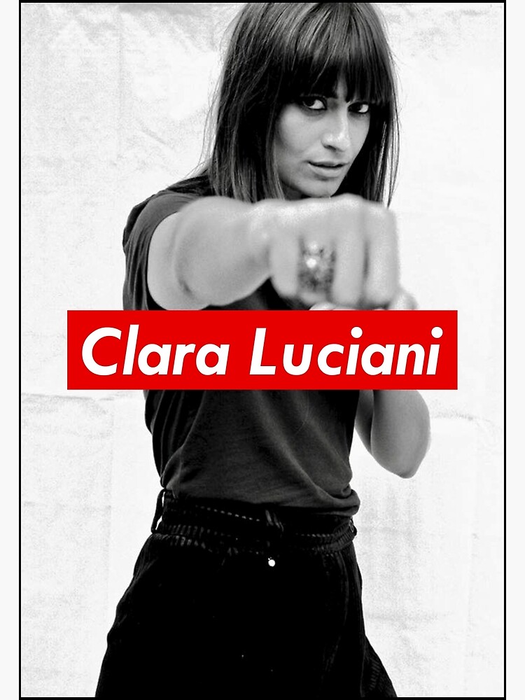 DUMPER Poster Clara Luciani Sur Toile - Décoration Murale Pour Salon