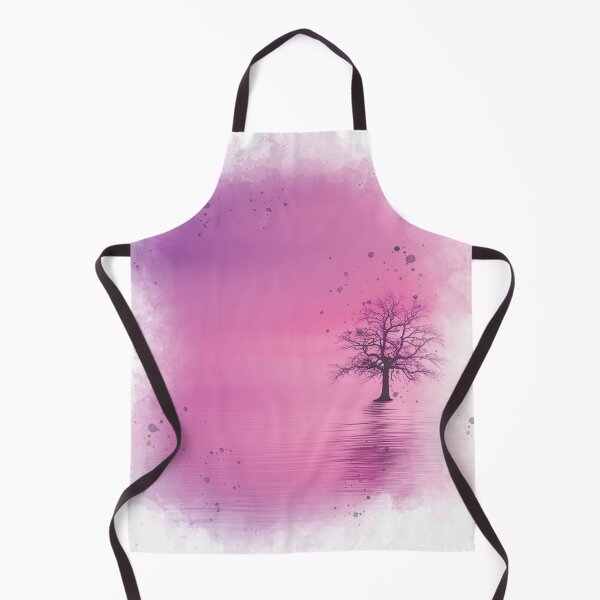 Item preview, Tree among Water Purple Sunset - Watercolor Painting designed and sold by Unaiza Khalid.