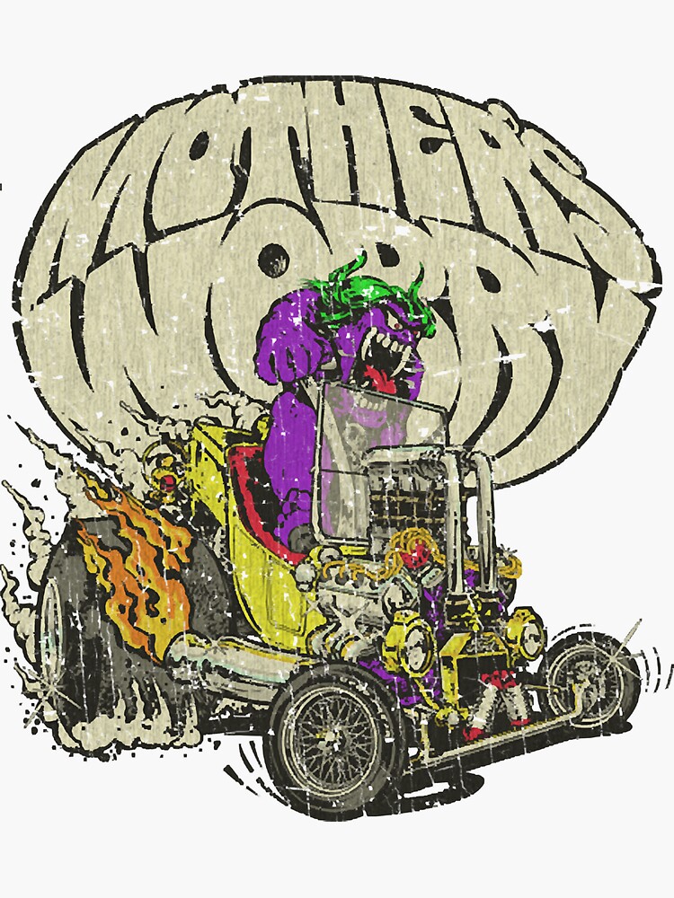Worry　Mother's　Sale　Monster　by　Sticker　Rod　Hot　for　1968　T-Shirt