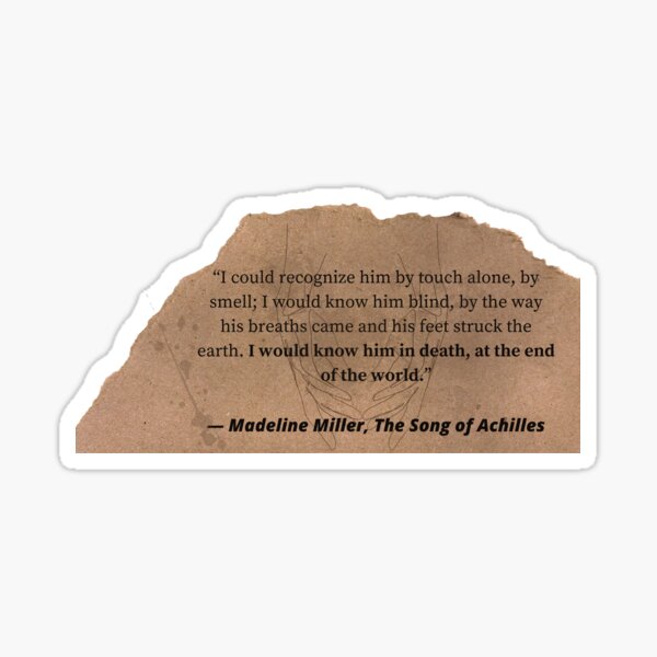 Item preview, The song of achilles quotes designed and sold by Jupiterinmyhair.