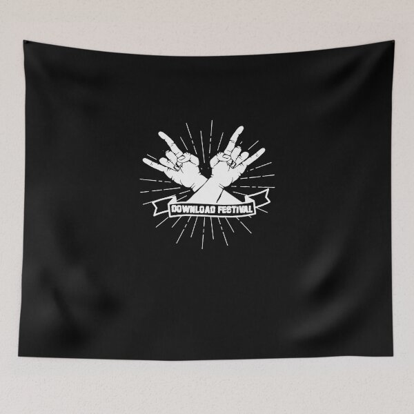 Item preview, Download Festival Devil horns hand logo designed and sold by Ly033.