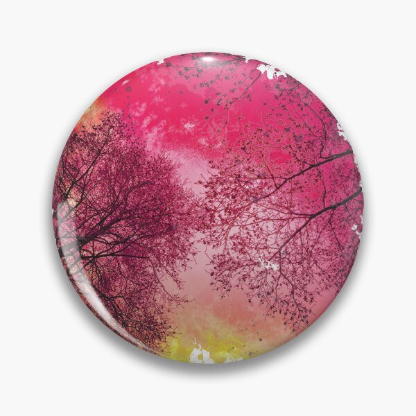 Item preview, Lonely Trees by Pink Sunset - Watercolor Painting designed and sold by Unaiza Khalid.