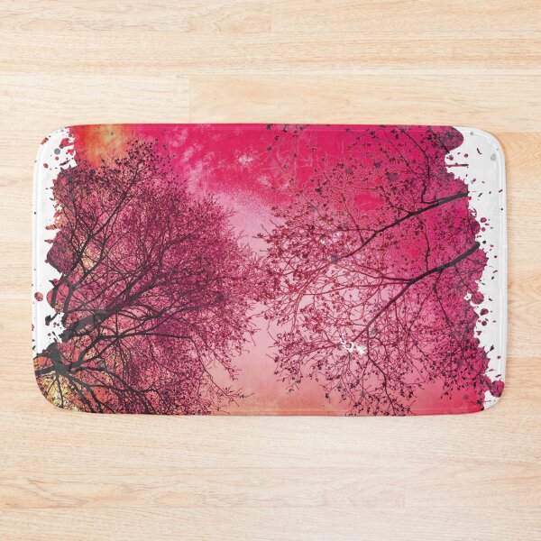 Item preview, Lonely Trees by Pink Sunset - Watercolor Painting designed and sold by Unaiza Khalid.