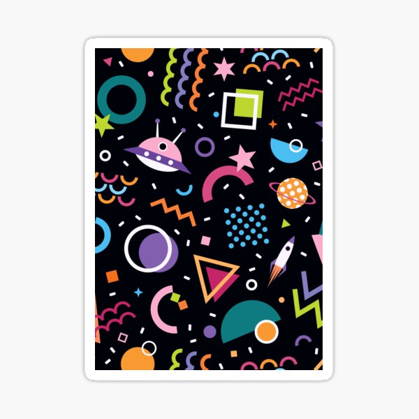 80's Space Vibes Sticker