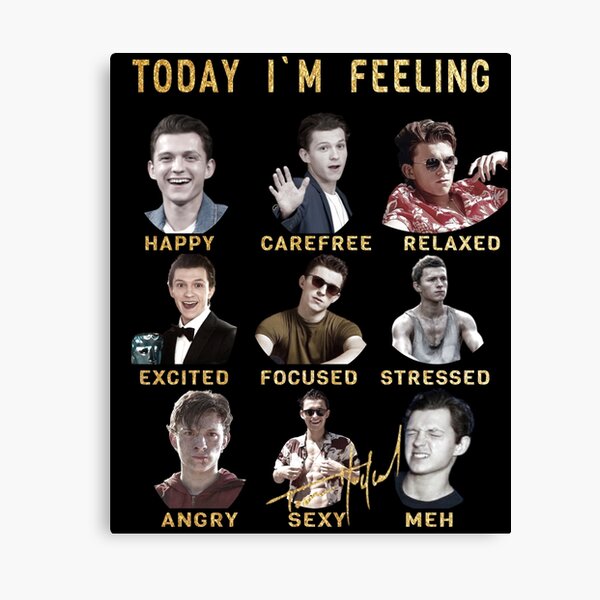 Item preview, Tom Holland - Funny Feelings - Gold Edition designed and sold by PAFDesign.