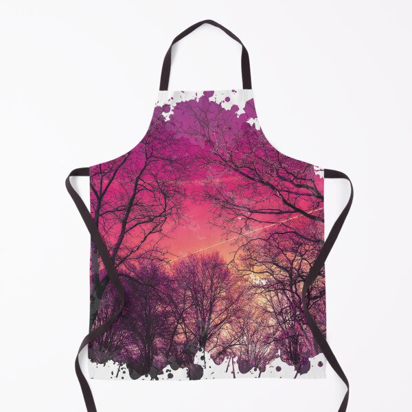 Item preview, Lonely Forest Sunset - Watercolor Painting designed and sold by Unaiza Khalid.