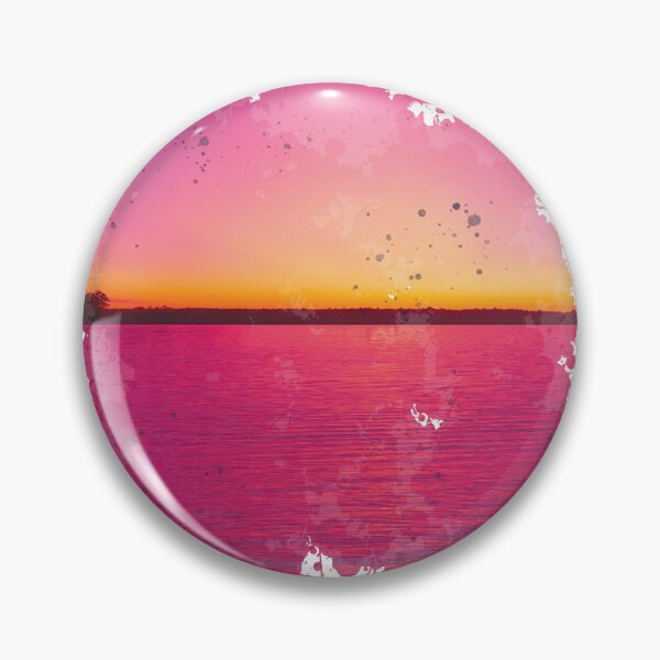 Item preview, Beach Pink Sunset - Watercolor Painting designed and sold by Unaiza Khalid.