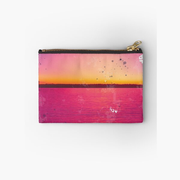 Item preview, Beach Pink Sunset - Watercolor Painting designed and sold by Unaiza Khalid.