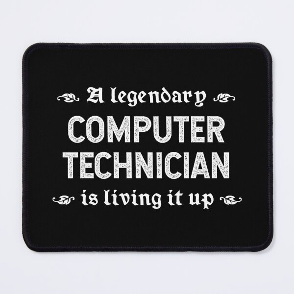 Item preview, A Legendary Computer Technician Is Living It Up designed and sold by TimespunThreads.