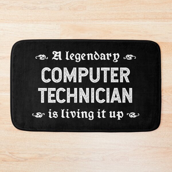 Item preview, A Legendary Computer Technician Is Living It Up designed and sold by TimespunThreads.