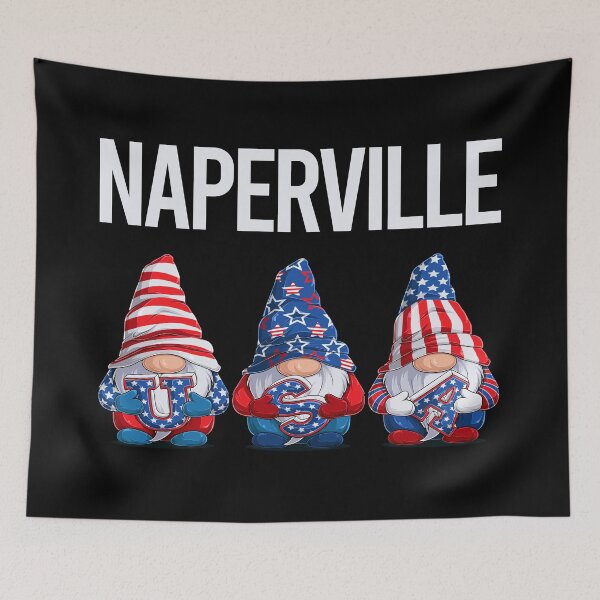 Item preview, Happy USA Gnomes Naperville designed and sold by xaviajames9.