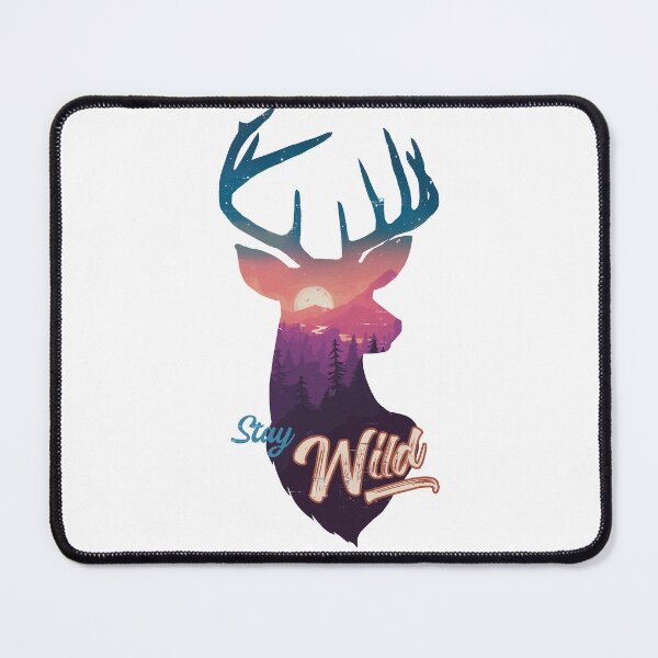 Item preview, Stay Wild Deer Sunset Night designed and sold by · GAMING SOUL ·.