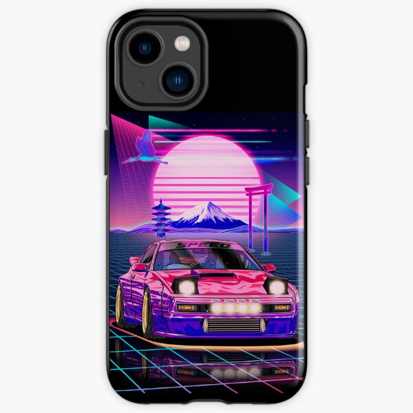 Mazda RX-7 Turbo II (FC3S) Retrowave iPhone Robuste Hülle