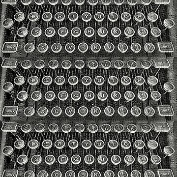 Artwork thumbnail,  Typewriter Keys-Vintage Typewriter-Royal Typewriter-Writer Pearl S. Buck by Matlgirl