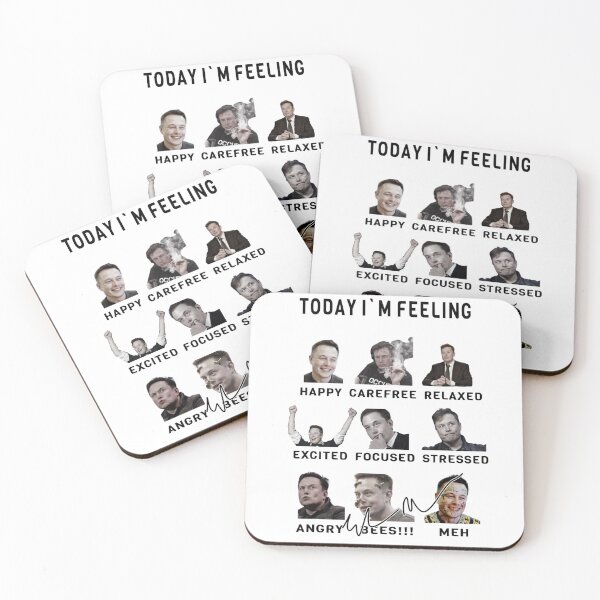 Item preview, Elon Musk - Funny Feelings designed and sold by PAFDesign.