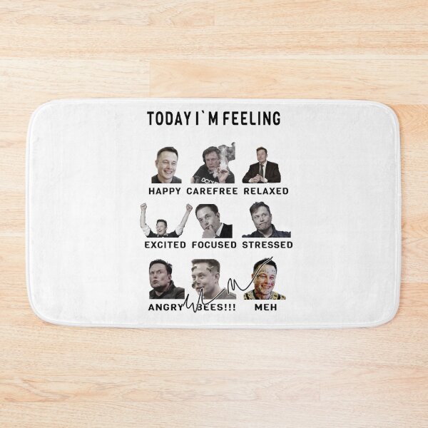 Item preview, Elon Musk - Funny Feelings designed and sold by PAFDesign.