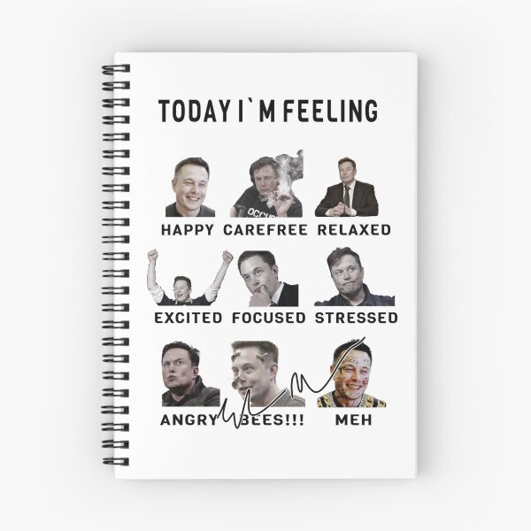 Item preview, Elon Musk - Funny Feelings designed and sold by PAFDesign.