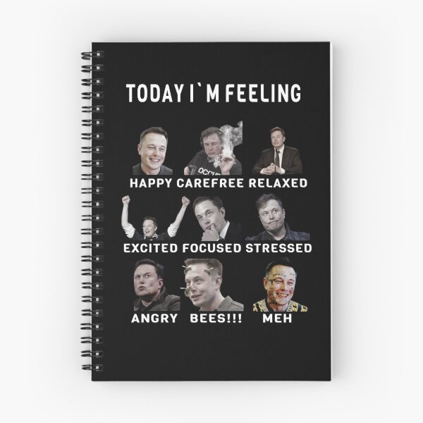 Item preview, Elon Musk - Funny Feelings designed and sold by PAFDesign.
