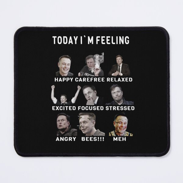 Item preview, Elon Musk - Funny Feelings designed and sold by PAFDesign.