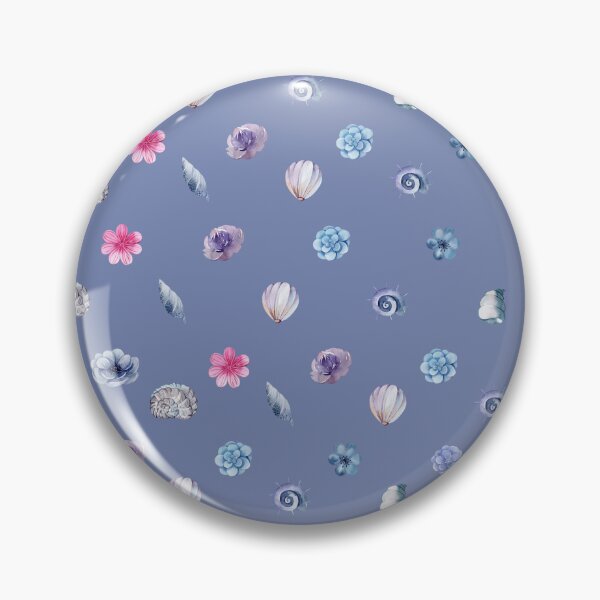 Item preview, Flowers & Seashells Summer Beach Pattern (Purple) designed and sold by Rivonium.