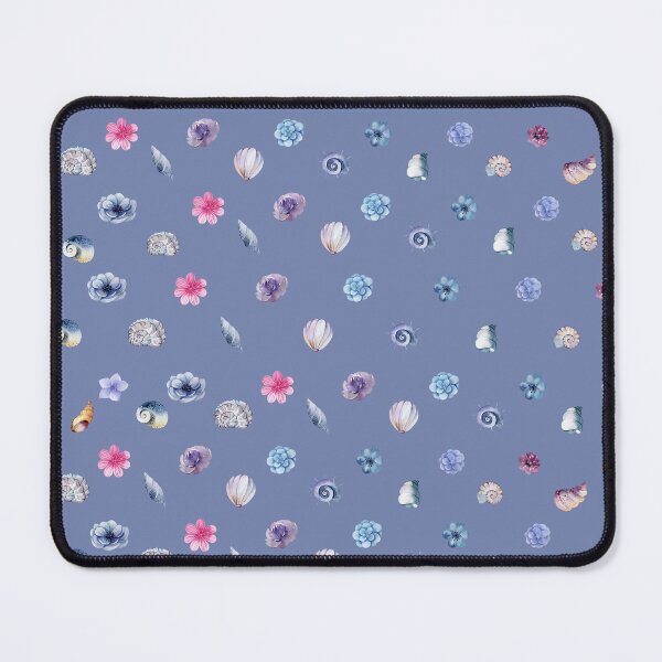 Item preview, Flowers & Seashells Summer Beach Pattern (Purple) designed and sold by Rivonium.