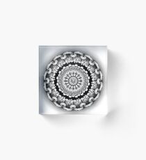 mandala o skulls Acrylic Block