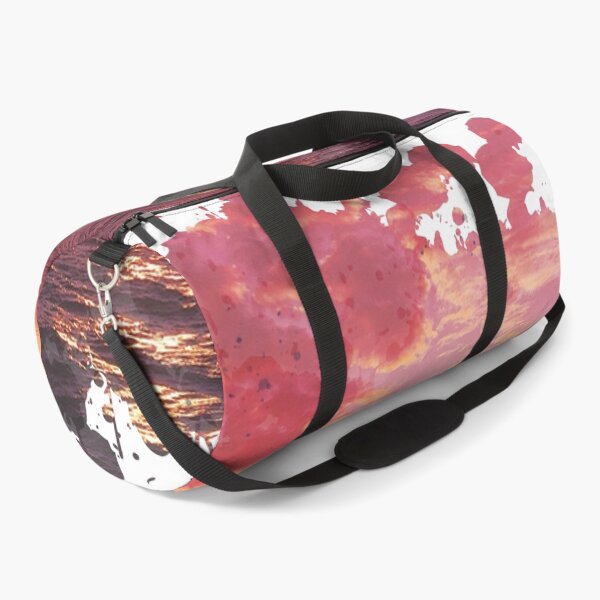Item preview, Dark Pink Sunset on a Beach - Watercolor Painting designed and sold by Unaiza Khalid.