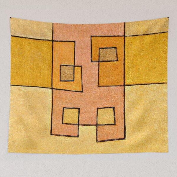 Item preview, Protoglifo 04 yellow hugging pink designed and sold by pepetto.
